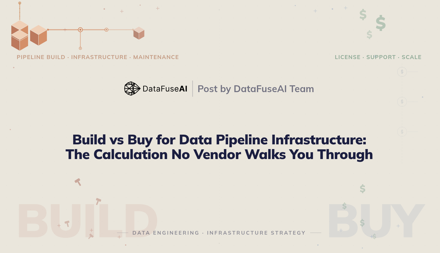 Build vs Buy Data Pipeline: The Calculation Vendors Skip