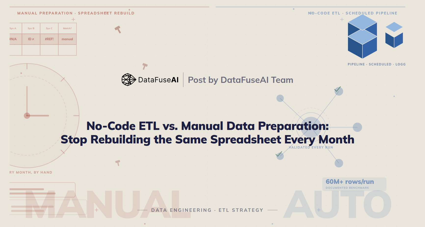 No-Code ETL vs. Manual Data Preparation